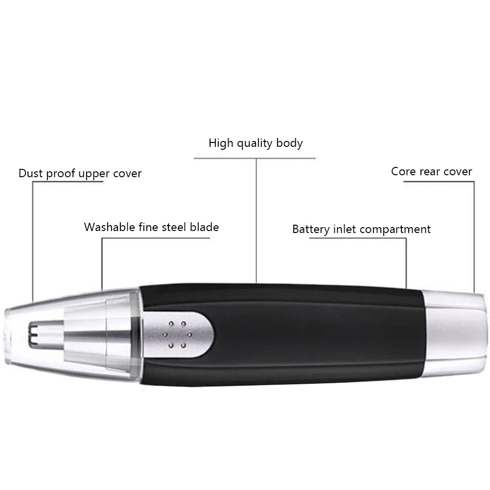 Electric Travel Shaving Trimmer For Face, Beard, and/or Nose Care.