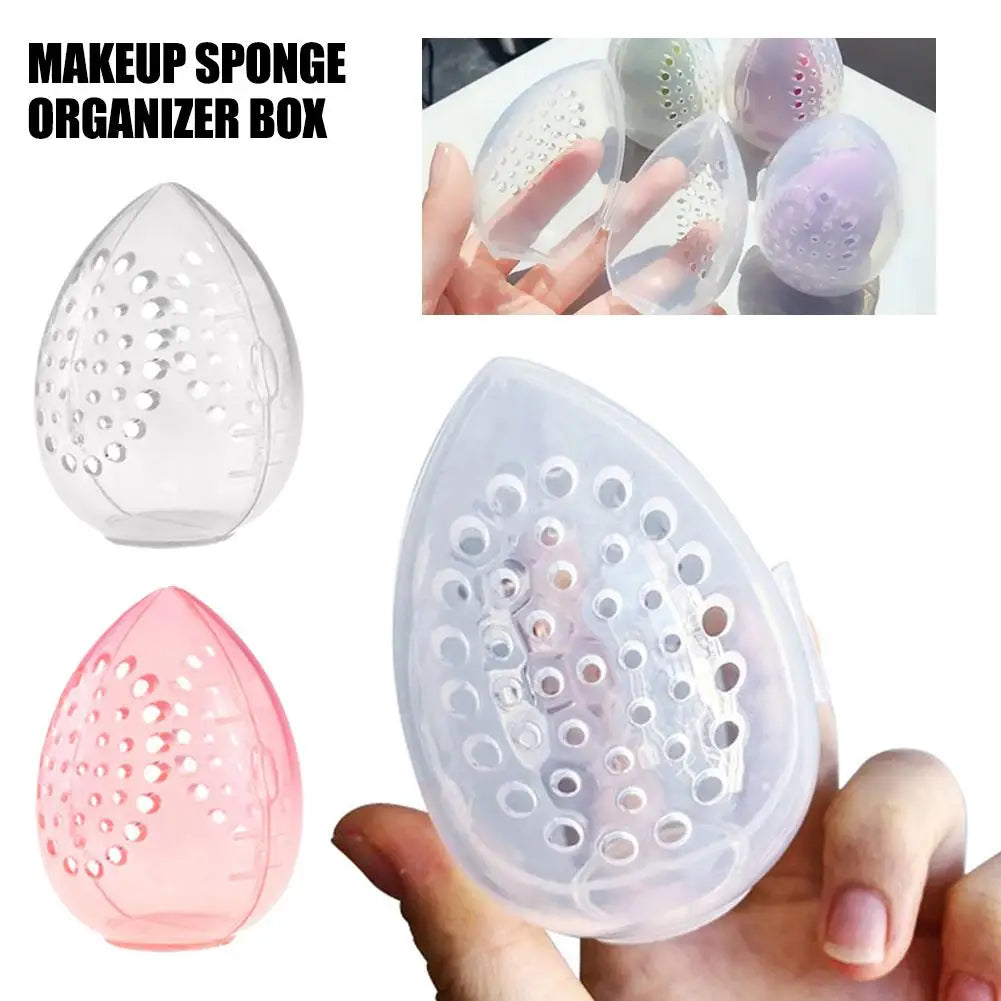 1pcs Traveling Breathable Makeup Sponge Organizer